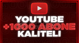 (GARANTİLİ) YOUTUBE KALİTELİ 1000 GERÇEK ABONE