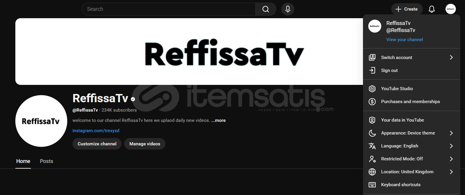 YouTube Onaylı 234K Abone Kanal 27M Görüntüleme YouTube Onaylı 234K Abone Kanal 27M Görüntüleme
