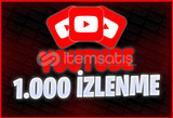 YOUTUBE ORGANİK 1000 İZLENME