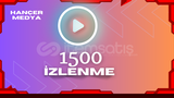 YouTube organik 1500 izlenme