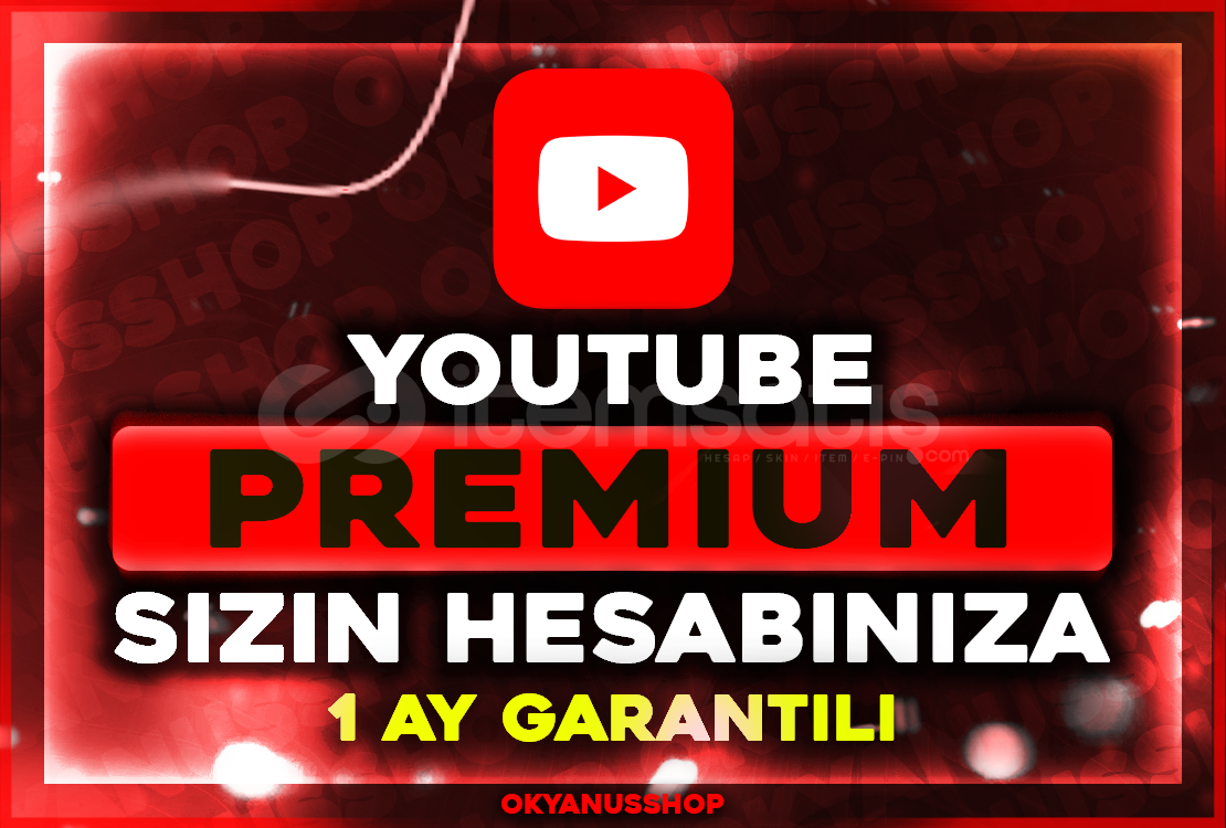 ✨YouTube Premium 1 Ay | Kendi Hesabınıza Tanımlı ✨YouTube Premium 1 Ay | Kendi Hesabınıza Tanımlı