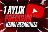 Youtube Premium 1 Aylık - Kendi Hesabınıza