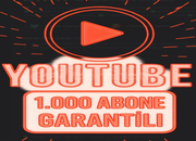 YOUTUBE⭐[PREMİUM]⭐1.000 ABONE