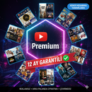YOUTUBE PREMIUM 12 AY GARANTİLİ ✅
