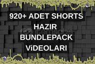 YOUTUBE SHORTS 920+ ADET KARMA BUNDLE PAKETİ