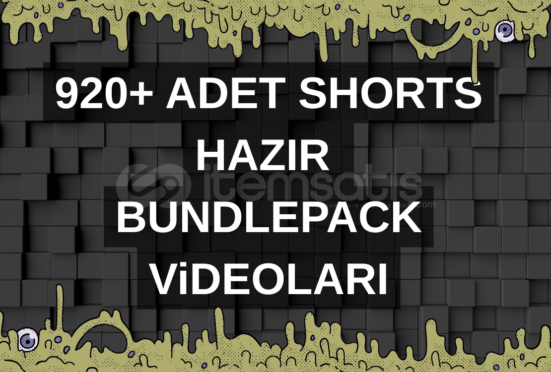 YOUTUBE SHORTS 920+ ADET KARMA BUNDLE PAKETİ YOUTUBE SHORTS 920+ ADET KARMA BUNDLE PAKETİ