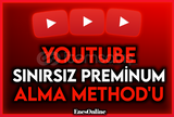 ⭐YOUTUBE SINIRSIZ PREMİNUM ALMA METHOD⭐