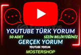 YouTube Sizin Seçtiğiniz 50 Organik Yorum