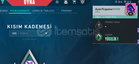 Yücelik aktif TR hesap (Gmail değişir)Skinli