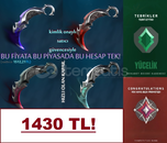 YÜCELİK BOL SKİNLİ HESAP!