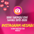 YÜKSEK KALİTE 1000+ TAKİPÇİLİ İNSTAGRAM HESAP