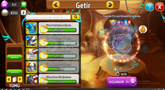 Dragon city Yüksek Kesik Çıkarıcı Ejderhası(500)