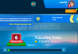 YÜKSELEN YILDIZ 173K MADALYA OSM HESABI