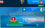 YÜKSELEN YILDIZ 206K MADALYA + 320 COİNLİ 