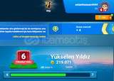 YÜKSELEN YILDIZ 219K MADALYA +152 COİNLİ