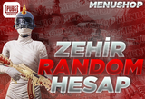 ⭐ZEHİR⭐PUBGM RANDOM HESAP ⭐