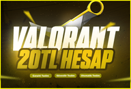 ⭐20TL Hesap 5 Skin Garanti | Valorant⭐