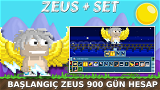 Zeus 900 Gün Mailli Growtopia Başlangıç Hesap