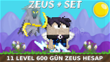 Zeus + Set 11 Level 600 Gün Mailli Hesap