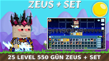 Zeus + Set 25 Level 550 Gün Mailli Hesap