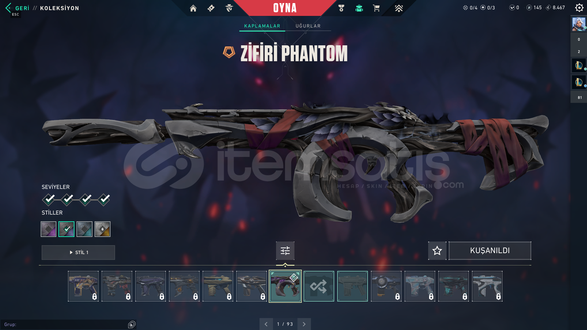 ZİFİRİ PHANTOM ÖH KELEBEK TR KURULUM MAİLLİ ZİFİRİ PHANTOM ÖH KELEBEK TR KURULUM MAİLLİ
