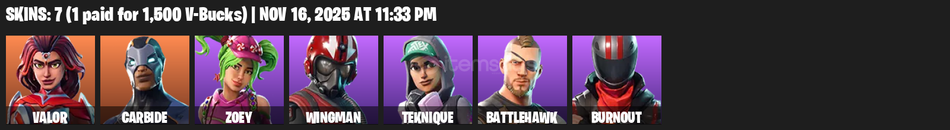 ZOEY | WİNGMAN | BURNOUT OG HESAP 