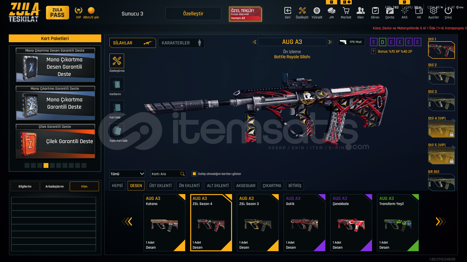 ZSL 3-4 TAM SET TEL MAİL SAGLAM ZSL 3-4 TAM SET TEL MAİL SAGLAM