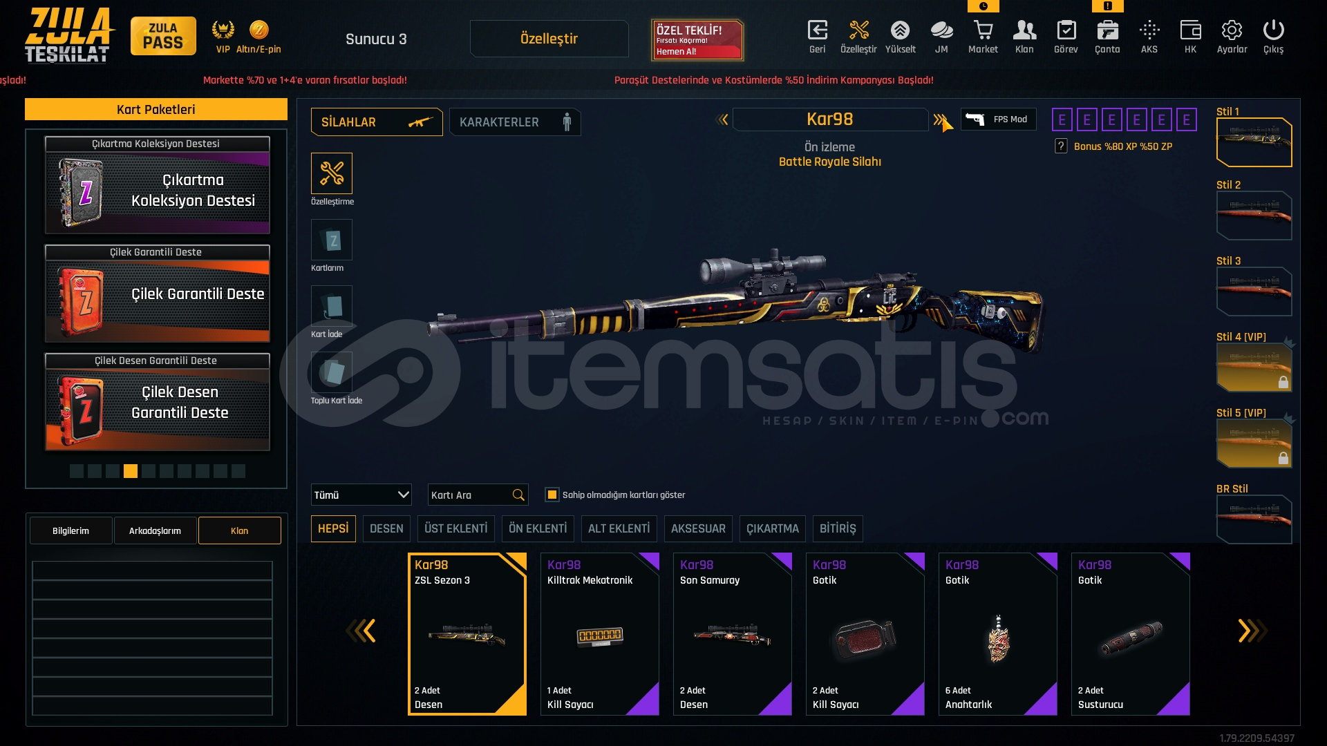 ZSL3 KAR98 TRANSFER ÜCRETİ BANA AYİTDİR ZSL3 KAR98 TRANSFER ÜCRETİ BANA AYİTDİR