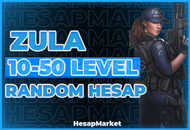ZULA 10-50 LEVEL RANDOM HESAP 