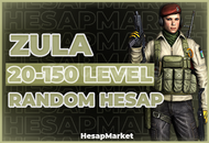 ZULA 20-150 LEVEL RANDOM HESAP