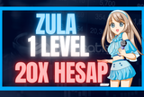 ⭐• ZULA 20X ADET 1 LEVEL HESAP