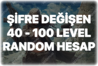 ZULA 40-100 LEVEL RANDOM HESAP