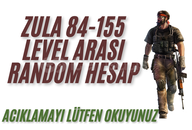 ZULA 84-155 LEVEL ARASI RANDOM HESAP