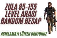 ZULA 85-155 LEVEL ARASI RANDOM HESAP