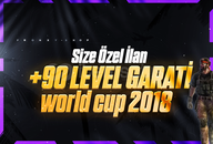 ZULA +90 LEVEL WORLD CUP 2018 GARANTİ