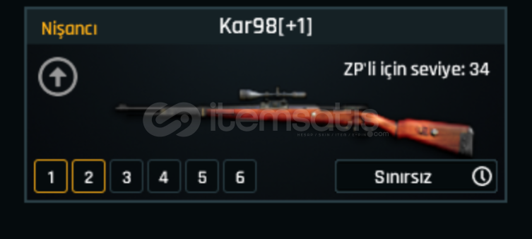 ZULA SINIRSIZ KAR-98