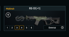 ZULA SINIRSIZ RS-S1  ZULA SINIRSIZ RS-S1