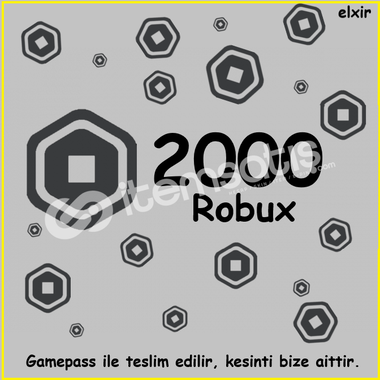 2000 Robux | İtemsatış