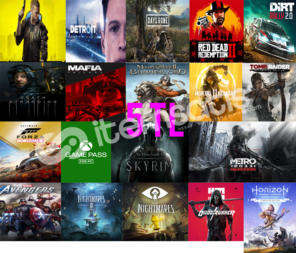 360 Oyun Sınırsız Xbox Game Pass Xbox Oyunları İtemsatış