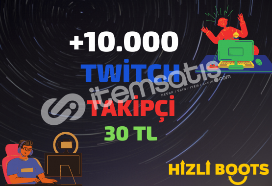 Twitch 10.000 Takipçi