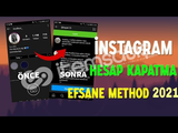 Instagram Hesap Kapatma Methodd